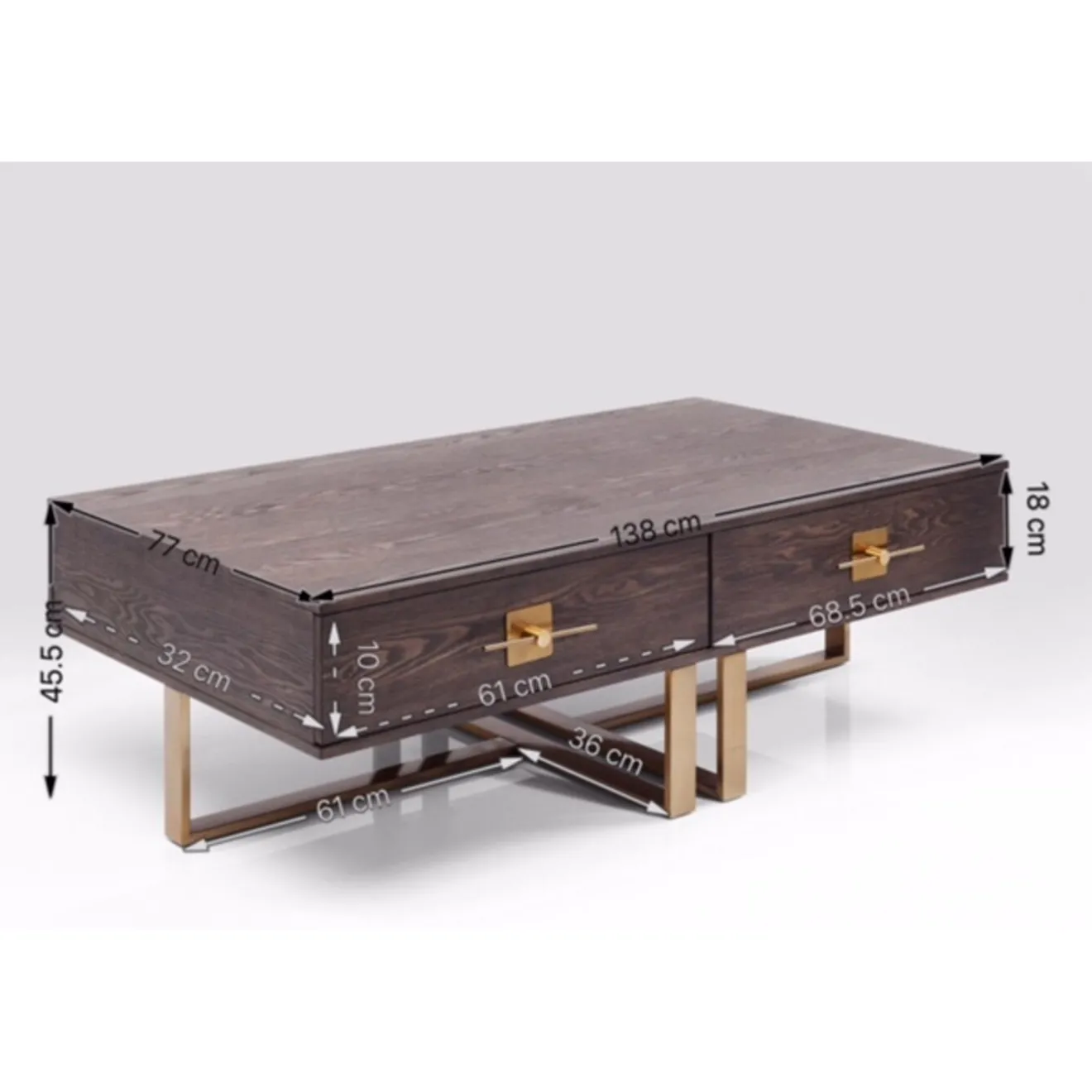 KARE Design Tables Basses|Table Basse Osaka 138X77Cm