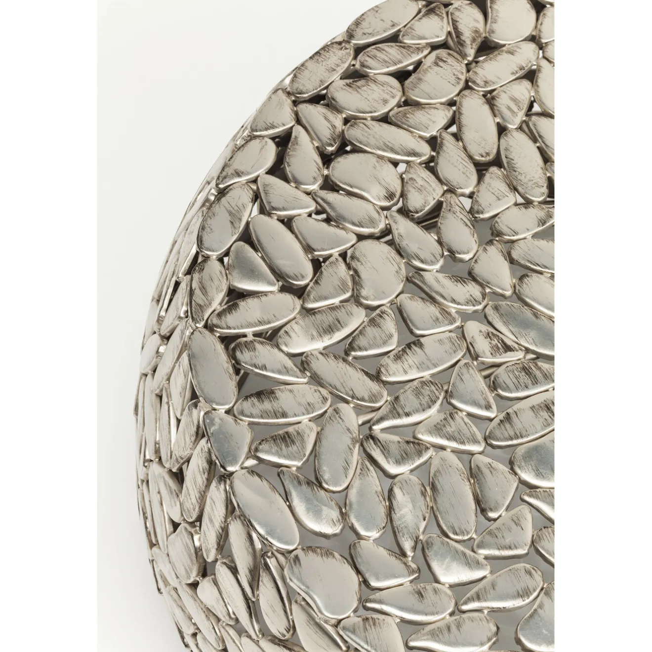 KARE Design Tables Basses|Table Basse Pebbles Deluxe Argente (Jeu De 2)