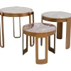 KARE Design Tables Basses|Table Basse Perelli Laiton (3/Set)