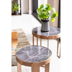 KARE Design Tables Basses|Table Basse Perelli Laiton (3/Set)