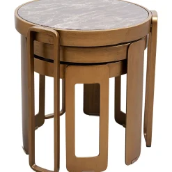 KARE Design Tables Basses|Table Basse Perelli Laiton (3/Set)