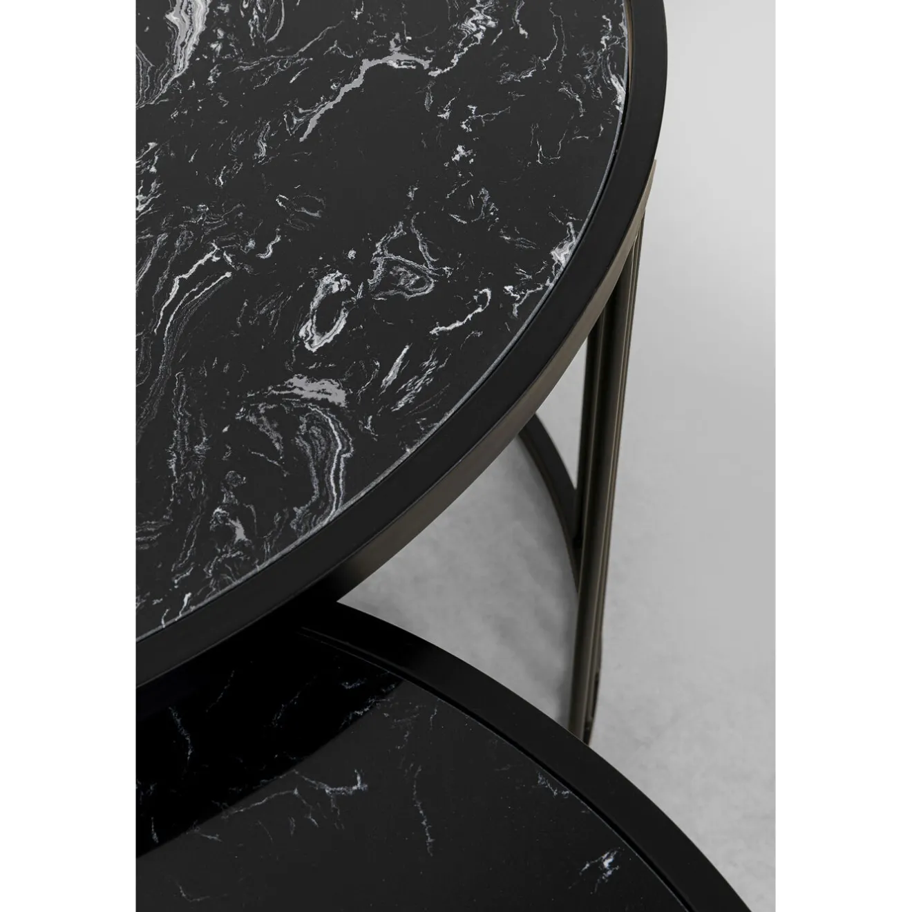 KARE Design Tables Basses|Table Basse Roma Noir (2/Set)