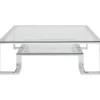 KARE Design Tables Basses|Table Basse Silver Rush 120X120Cm
