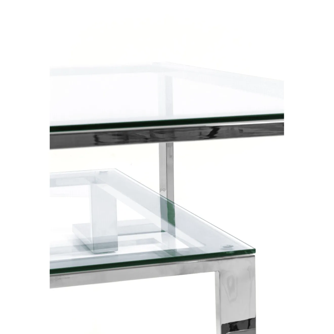 KARE Design Tables Basses|Table Basse Silver Rush 120X120Cm