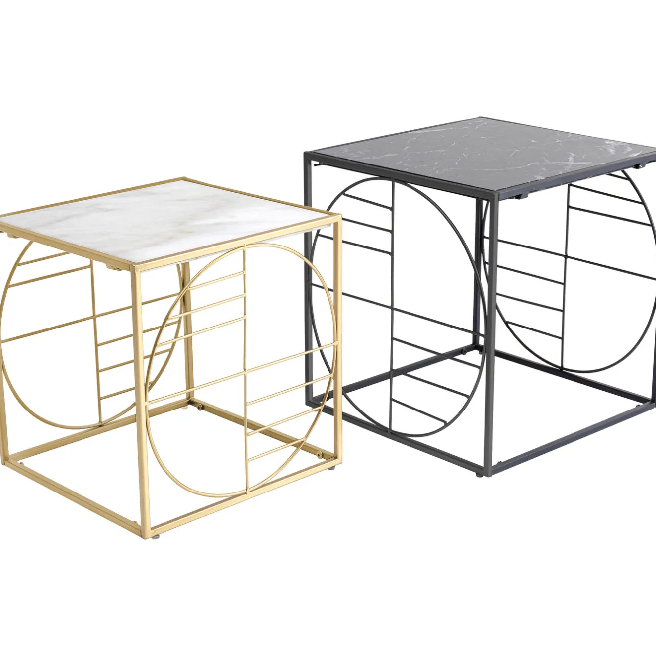 KARE Design Tables Basses|Table Basse Techno 1 (2/Set)