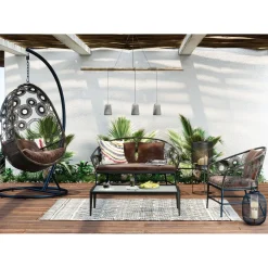 KARE Design Mobilier Lounge|Table Basse Tiki Noir