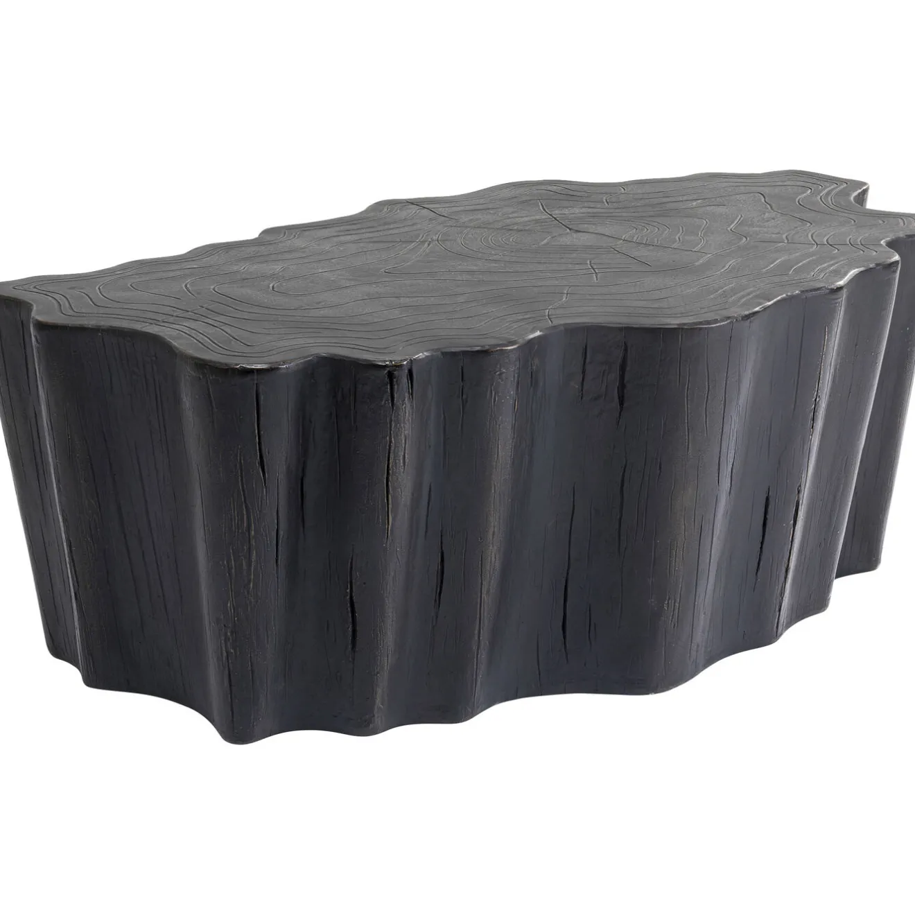 KARE Design Tables Basses|Table Basse Tree Stump Noir 119X68Cm