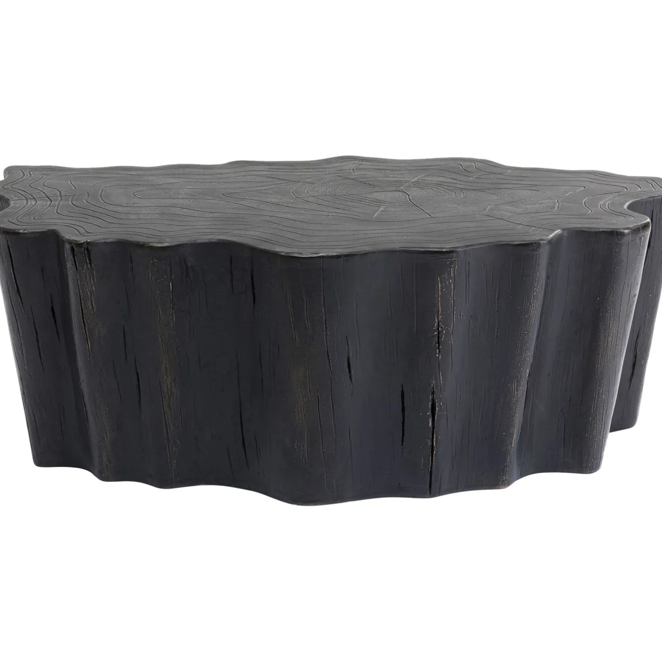 KARE Design Tables Basses|Table Basse Tree Stump Noir 119X68Cm