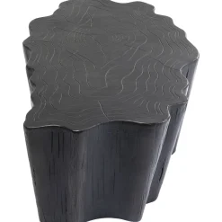 KARE Design Tables Basses|Table Basse Tree Stump Noir 119X68Cm