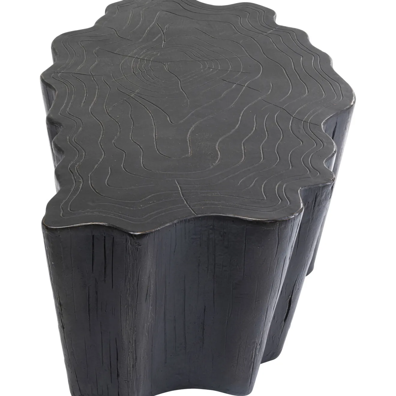 KARE Design Tables Basses|Table Basse Tree Stump Noir 119X68Cm