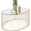 KARE Design Tables Basses|Table Basse Wire Uno Laiton 60X90Cm
