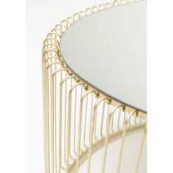 KARE Design Tables Basses|Table Basse Wire Uno Laiton 60X90Cm