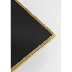 KARE Design Tables À Manger|Table Bistrot Kaffeehaus Rim Noir 60X60