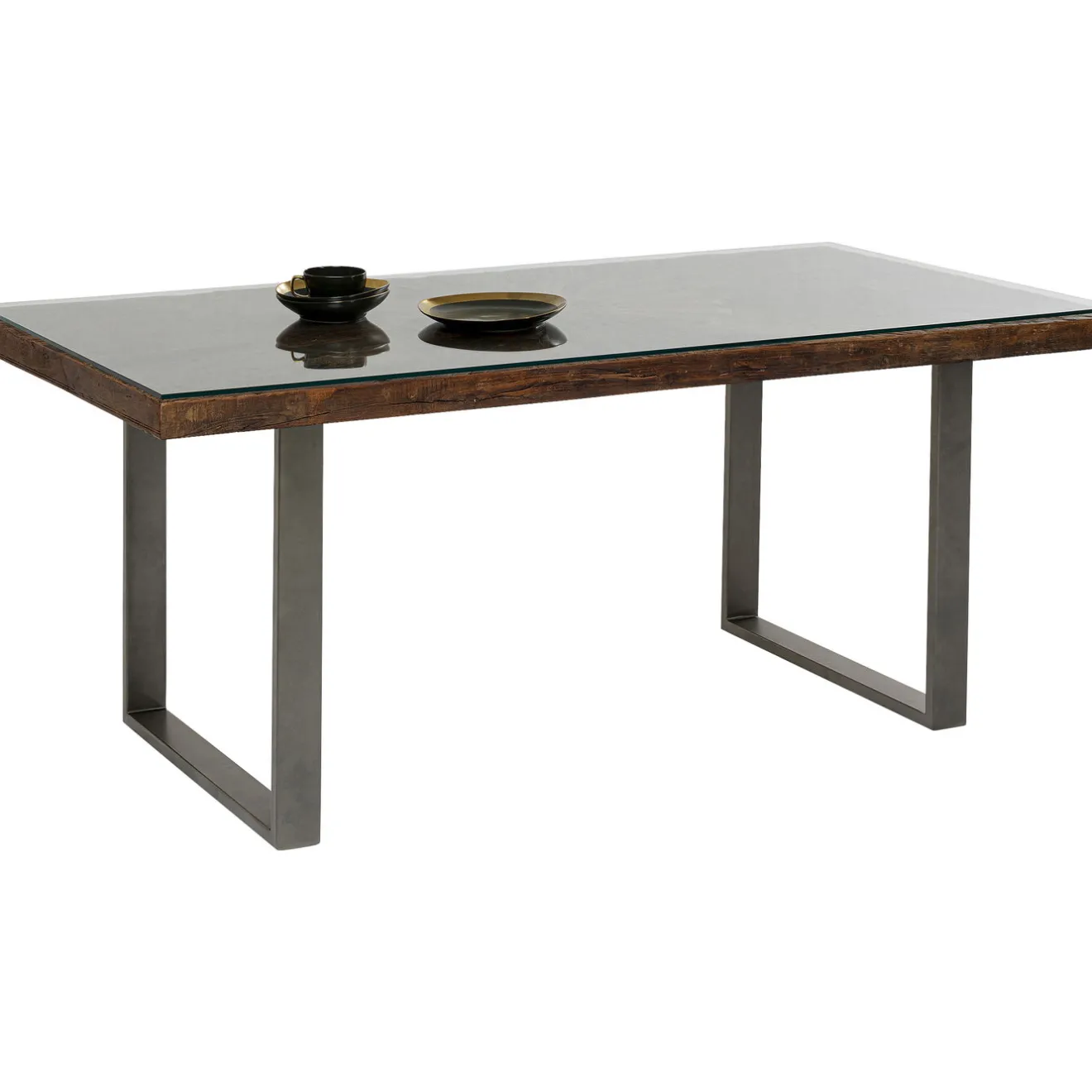 KARE Design Tables À Manger|Table Conley Acier Brut 180X90