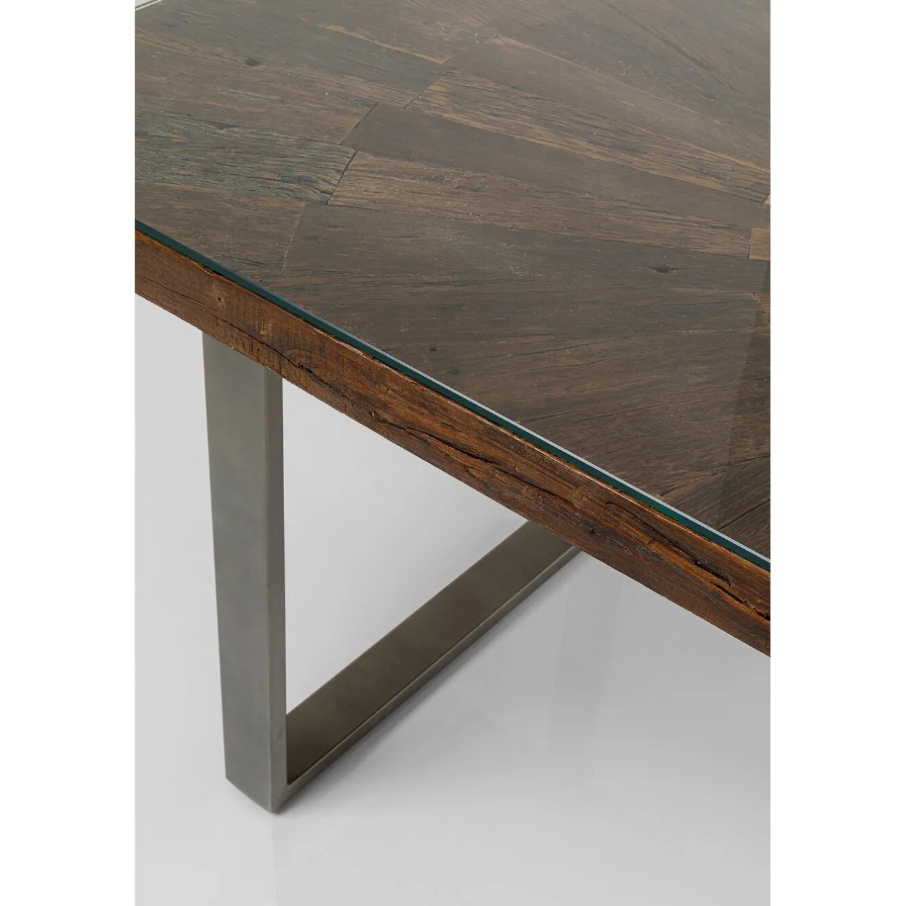 KARE Design Tables À Manger|Table Conley Acier Brut 180X90