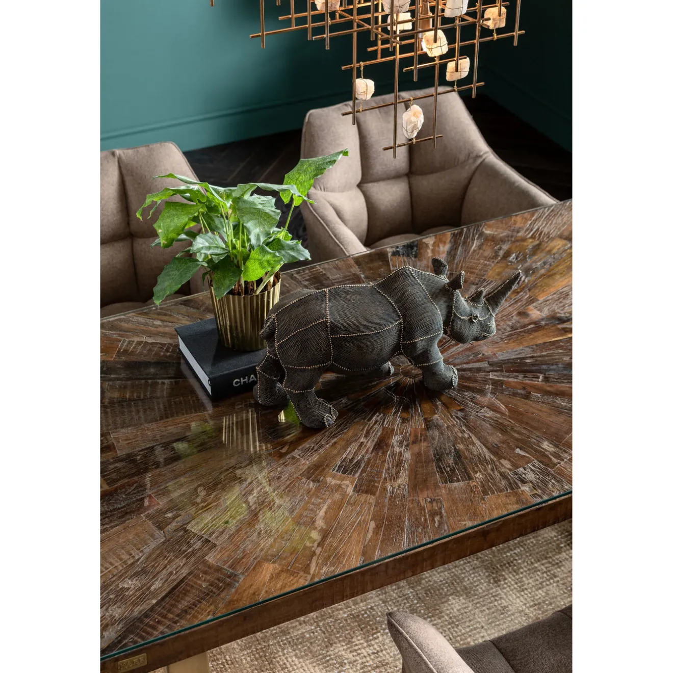 KARE Design Tables À Manger|Table Conley Argente 180X90