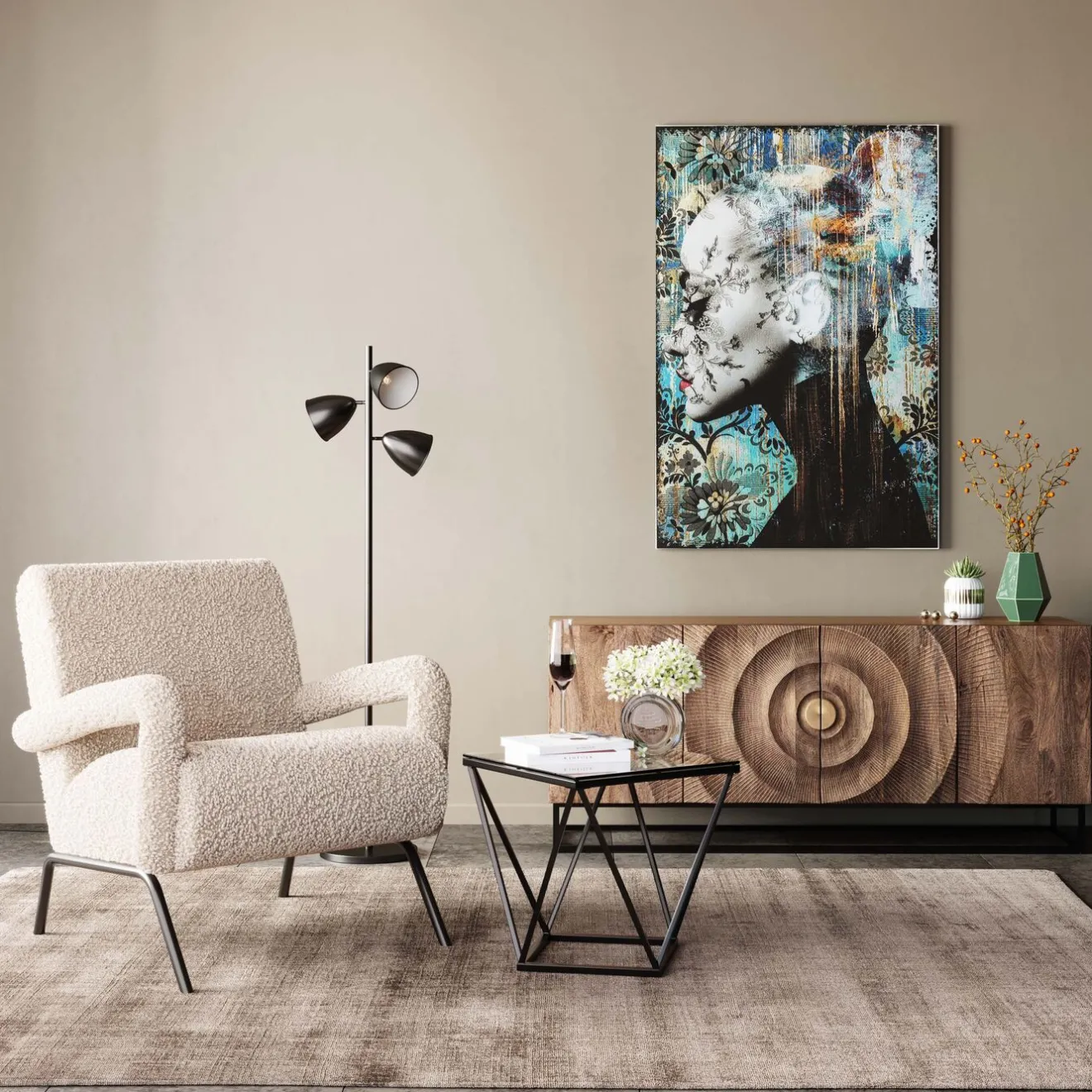 KARE Design Tables D'Appoint|Table D Appoint Cristallo 50X50Cm