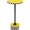 KARE Design Tables D'Appoint|Table D Appoint Domero Checkers Jaune O25Cm