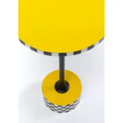 KARE Design Tables D'Appoint|Table D Appoint Domero Checkers Jaune O25Cm