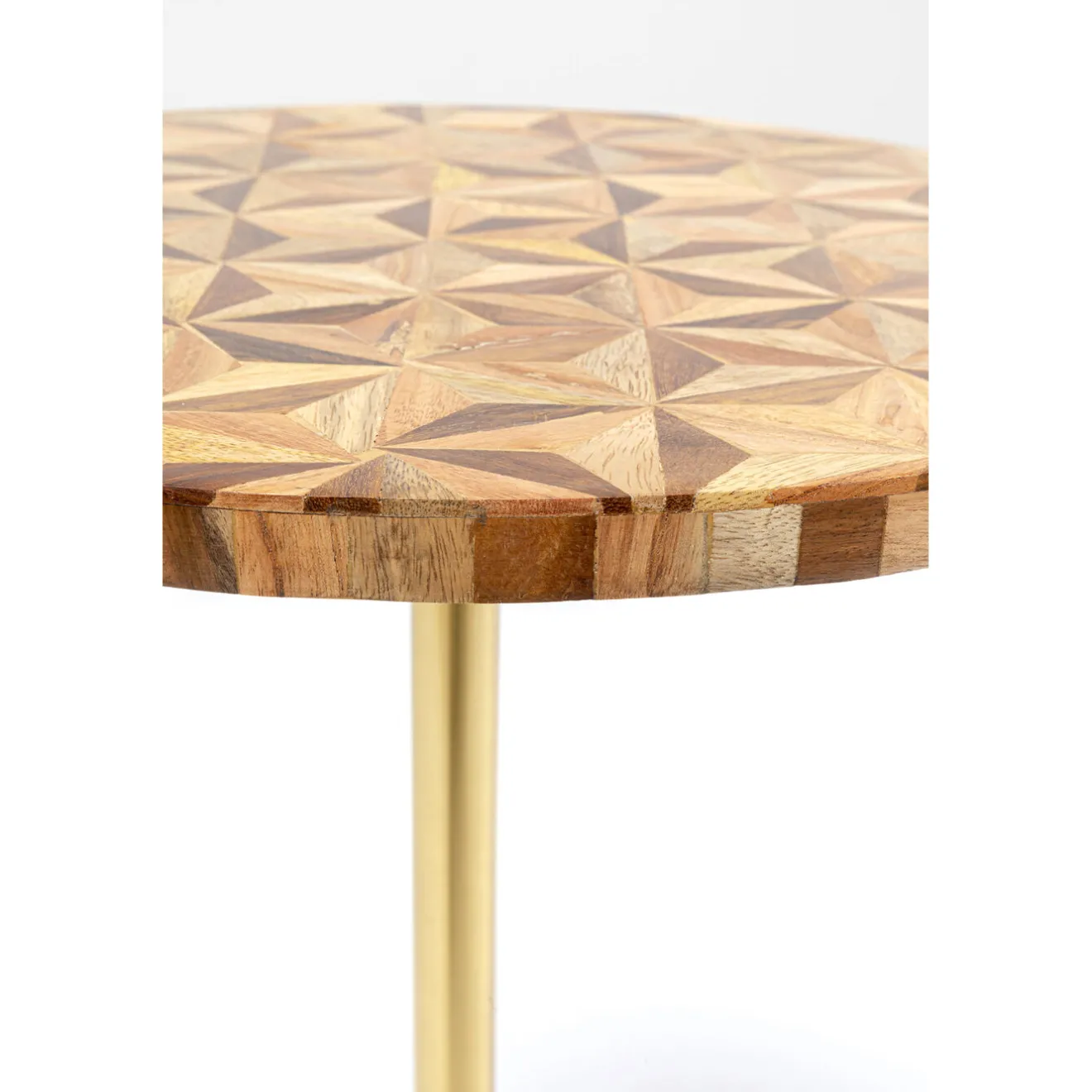 KARE Design Tables D'Appoint|Table D Appoint Domero Geo Laiton O40Cm