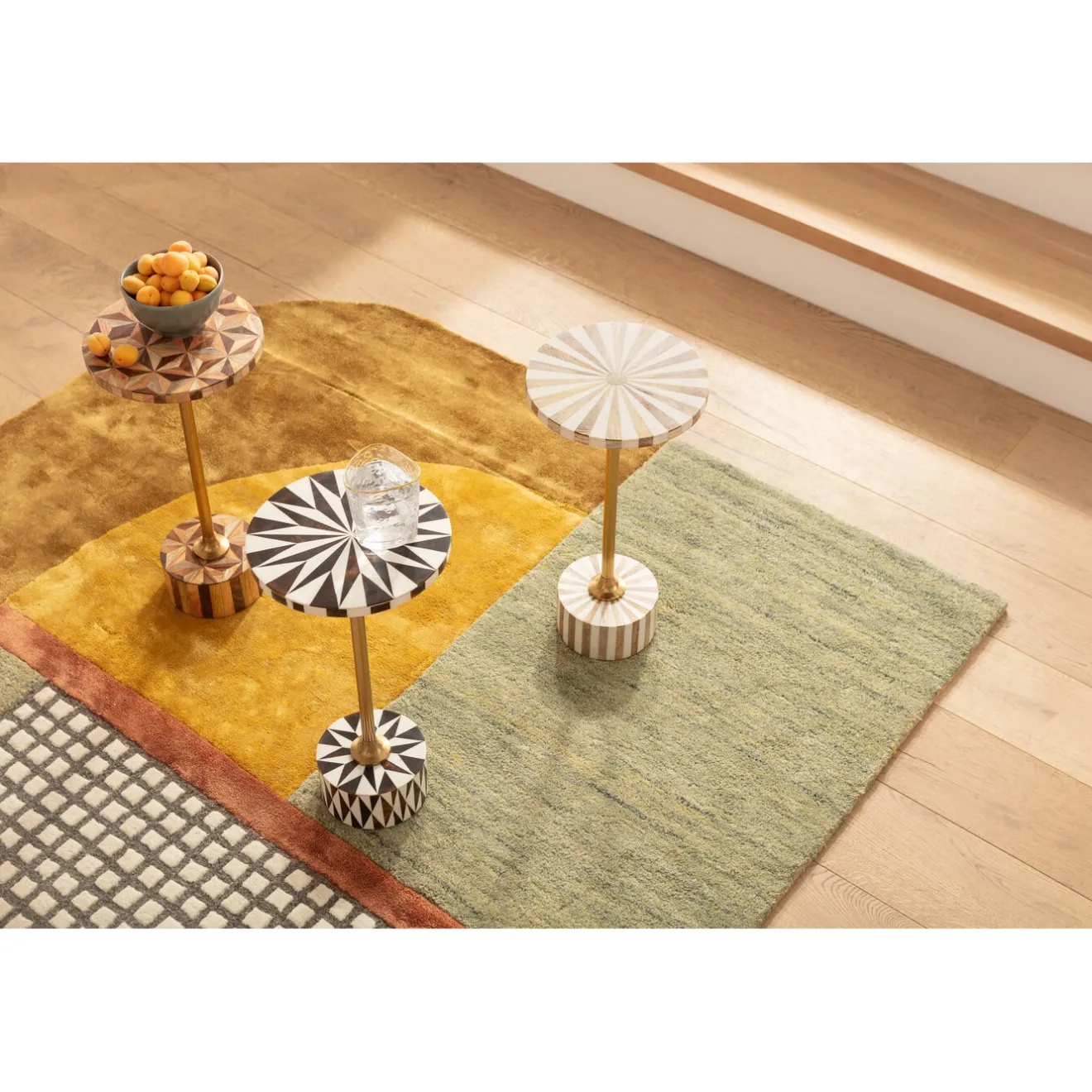 KARE Design Tables D'Appoint|Table D Appoint Domero Star Noir Blanc O25Cm