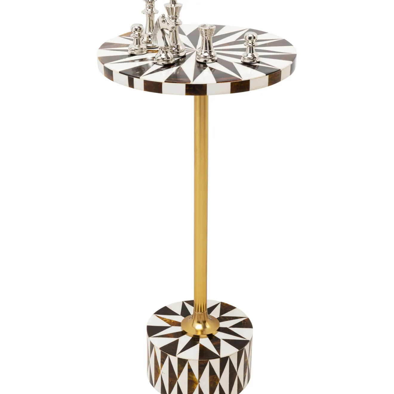 KARE Design Tables D'Appoint|Table D Appoint Domero Star Noir Blanc O25Cm