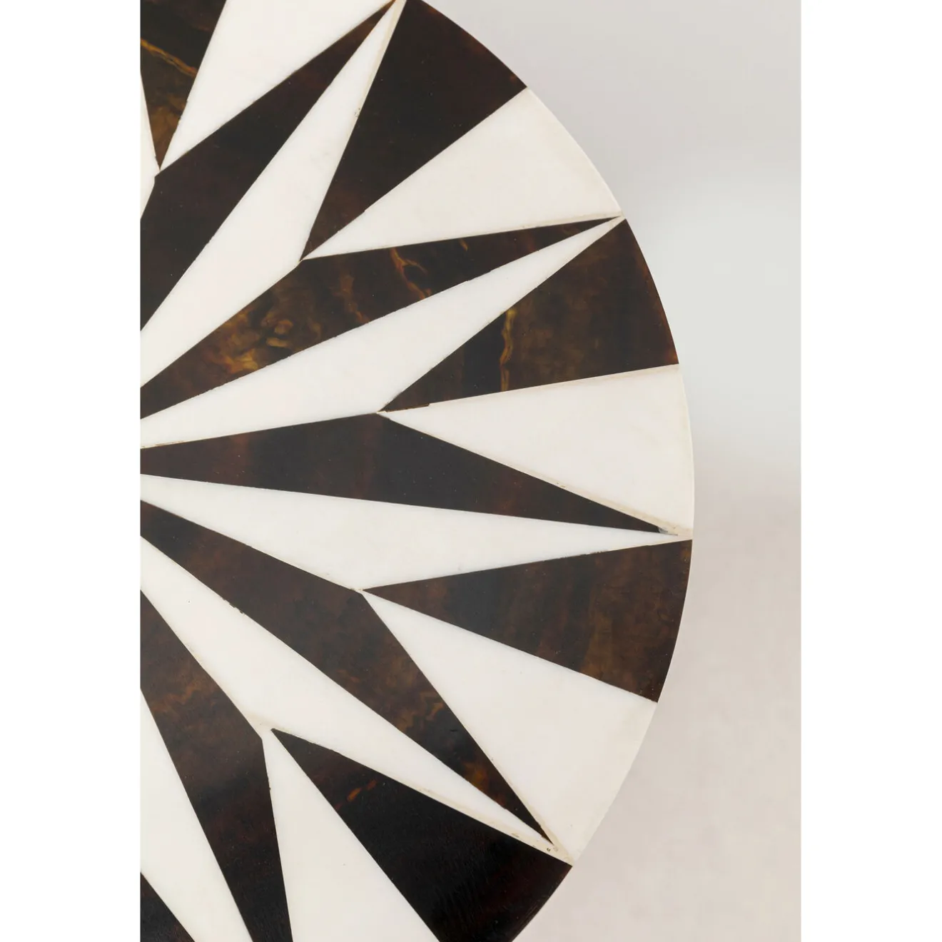 KARE Design Tables D'Appoint|Table D Appoint Domero Star Noir Blanc O25Cm