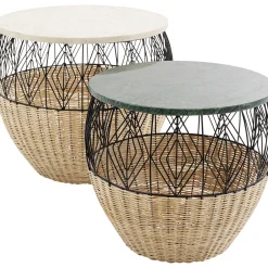 KARE Design Tables D'Appoint|Table D Appoint Esha (2/Set)