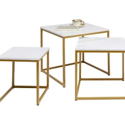 KARE Design Tables D'Appoint|Table D Appoint Key West Dore (3/Set)