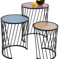 KARE Design Tables D'Appoint|Table D Appoint Rainbow (3/Set)