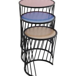 KARE Design Tables D'Appoint|Table D Appoint Rainbow (3/Set)