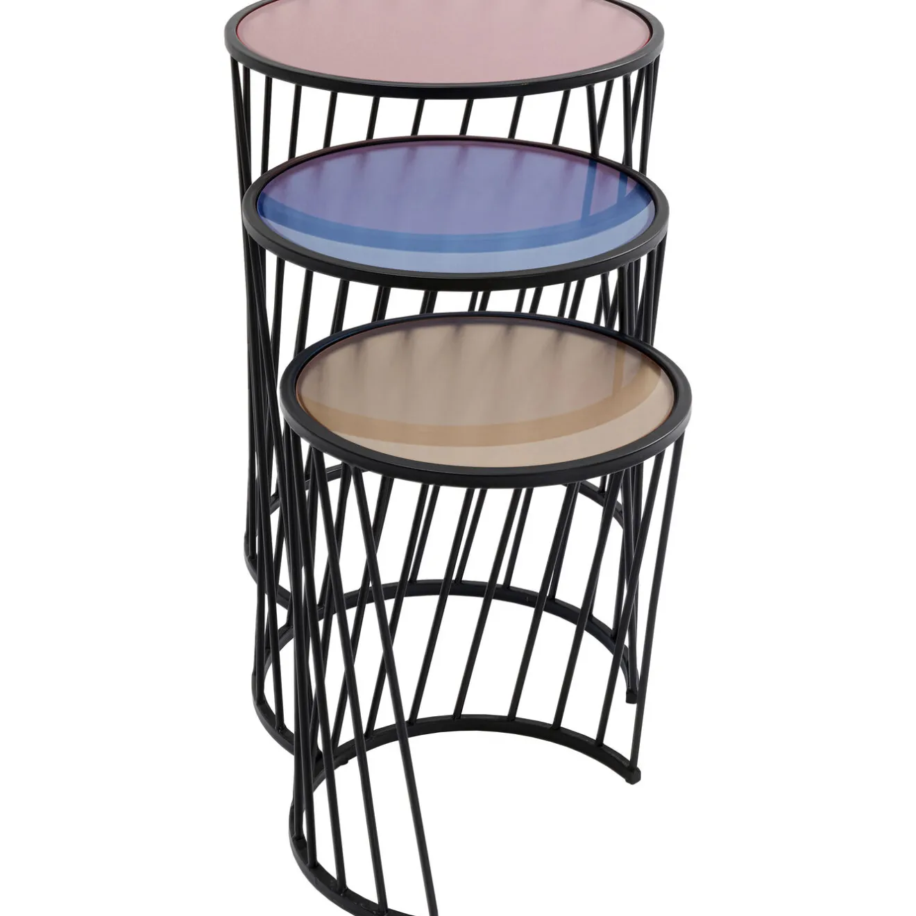 KARE Design Tables D'Appoint|Table D Appoint Rainbow (3/Set)