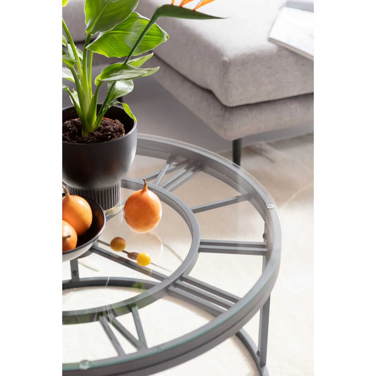 KARE Design Tables D'Appoint|Table D Appoint Roman Noir O76Cm