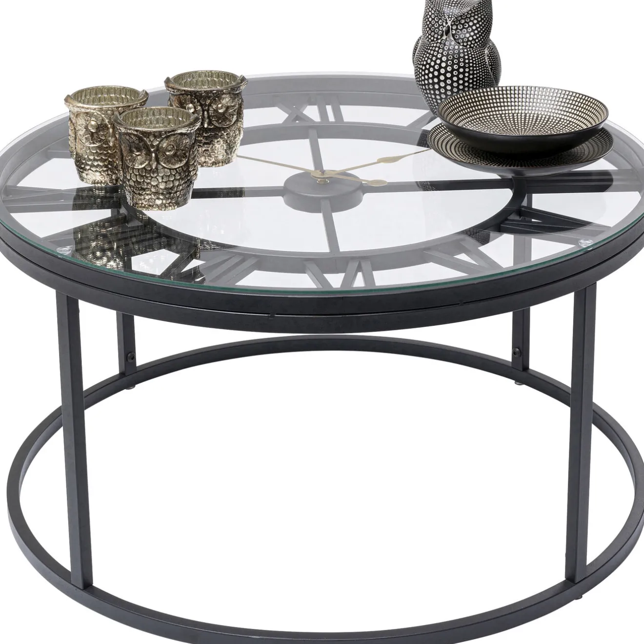 KARE Design Tables D'Appoint|Table D Appoint Roman Noir O76Cm