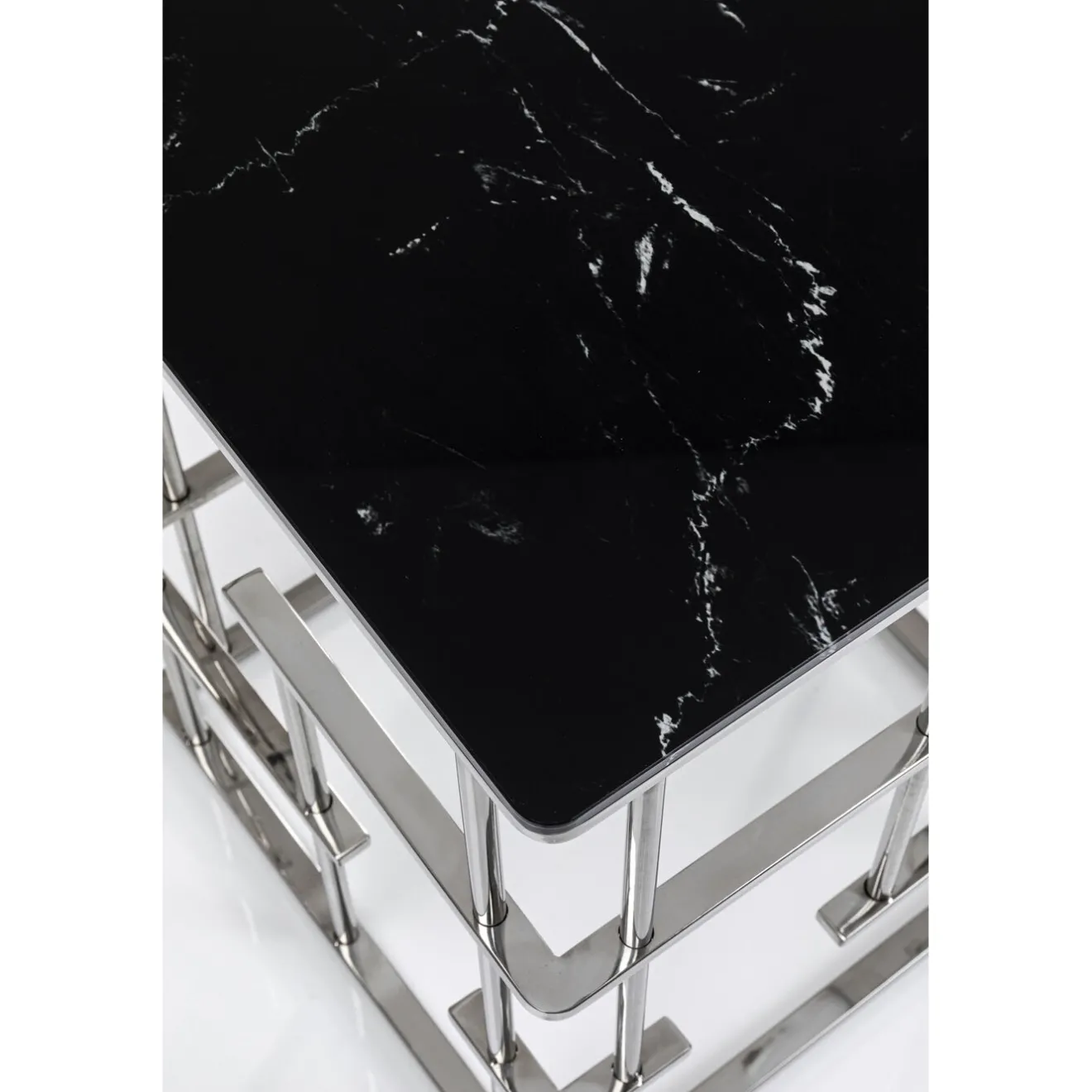 KARE Design Tables D'Appoint|Table D Appoint Rome Argente 40X40Cm