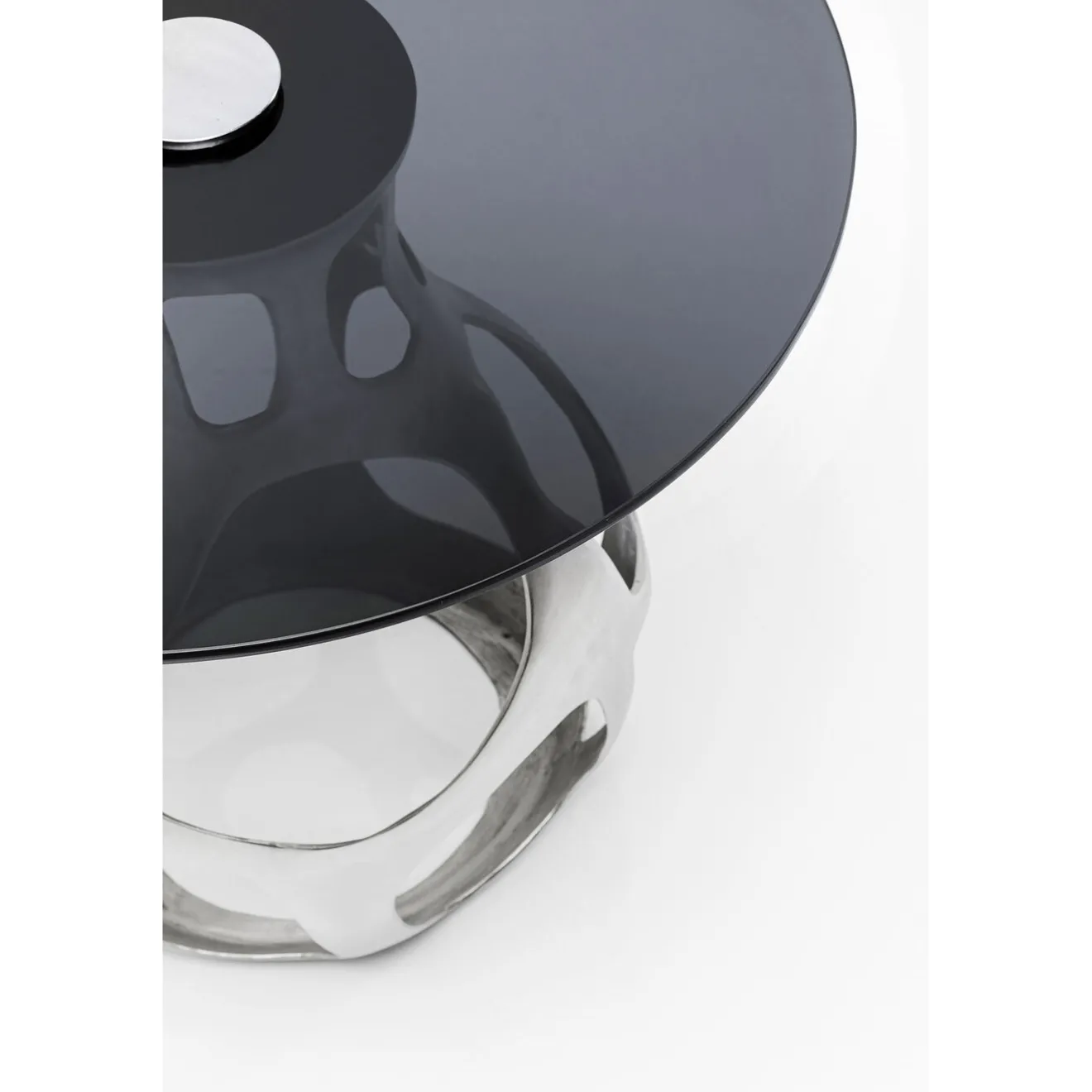 KARE Design Tables D'Appoint|Table D Appoint Volcano Argente O60Cm