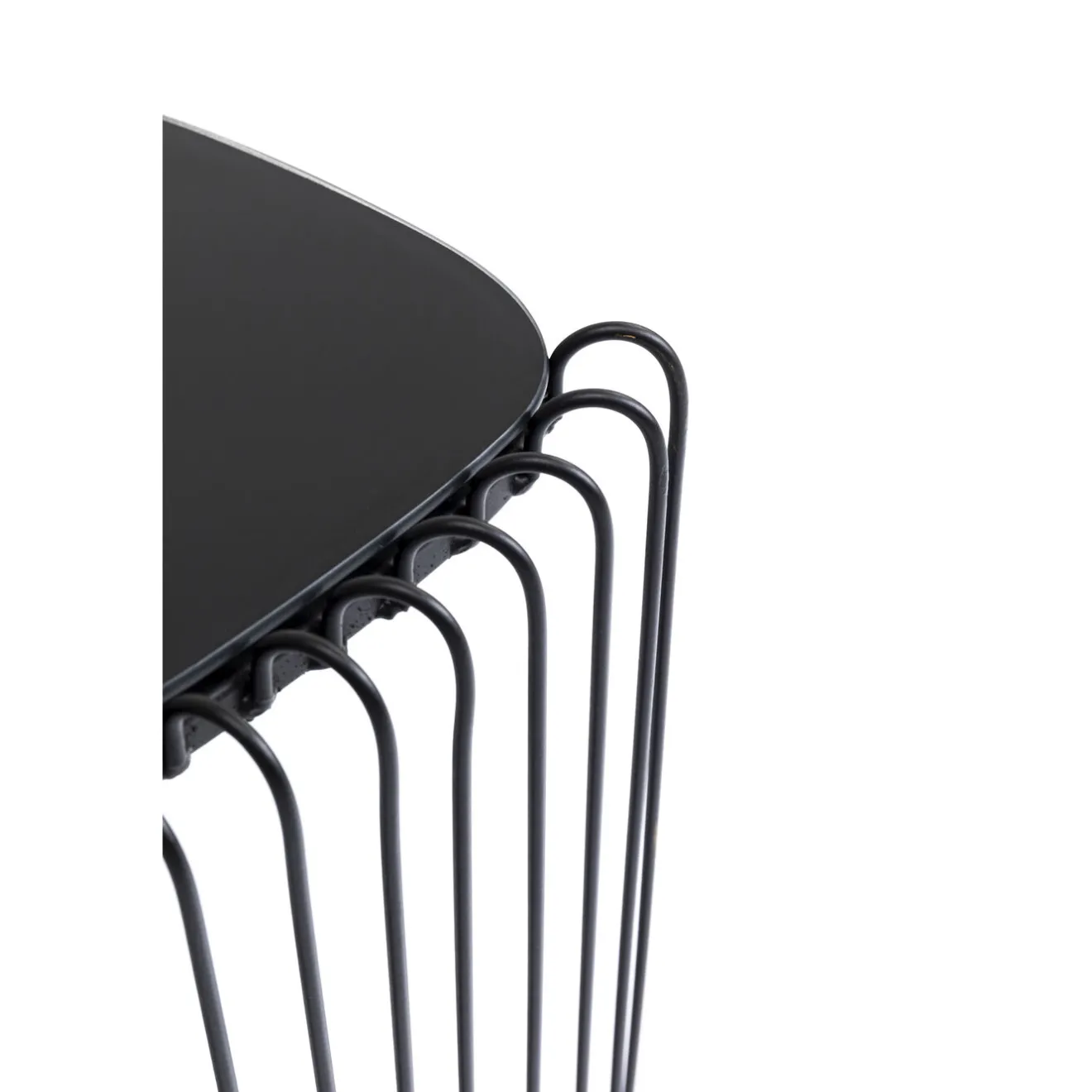 KARE Design Tables D'Appoint|Table D Appoint Wire Triangle Noir (2/Set)