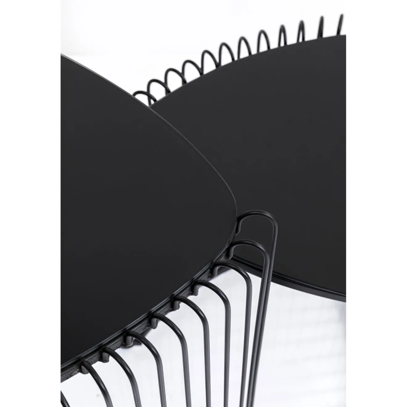 KARE Design Tables D'Appoint|Table D Appoint Wire Triangle Noir (2/Set)