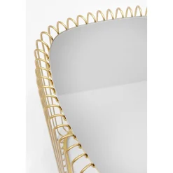 KARE Design Tables D'Appoint|Table D Appoint Wire Triangle Dore (2/Set)