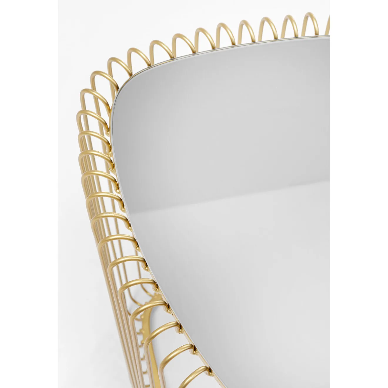 KARE Design Tables D'Appoint|Table D Appoint Wire Triangle Dore (2/Set)