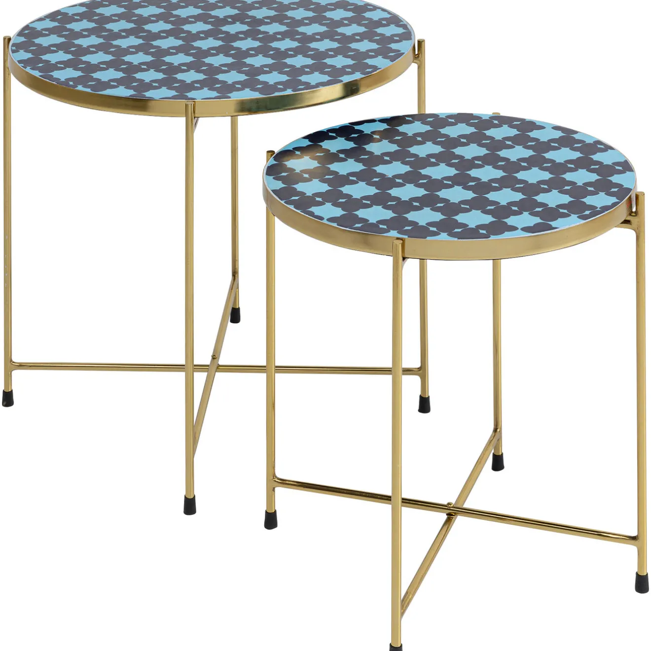 KARE Design Tables D'Appoint|Table D Apppoint Priya Bleu (2/Set)