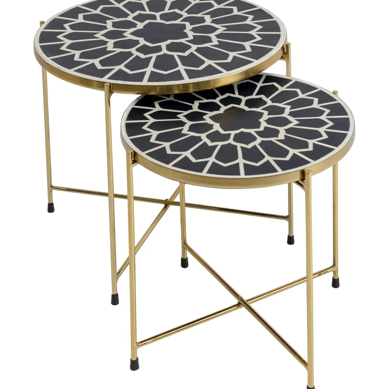 KARE Design Tables D'Appoint|Table D Apppoint Priya Noir (2/Set)