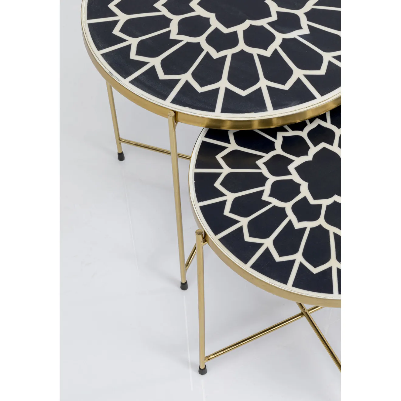 KARE Design Tables D'Appoint|Table D Apppoint Priya Noir (2/Set)