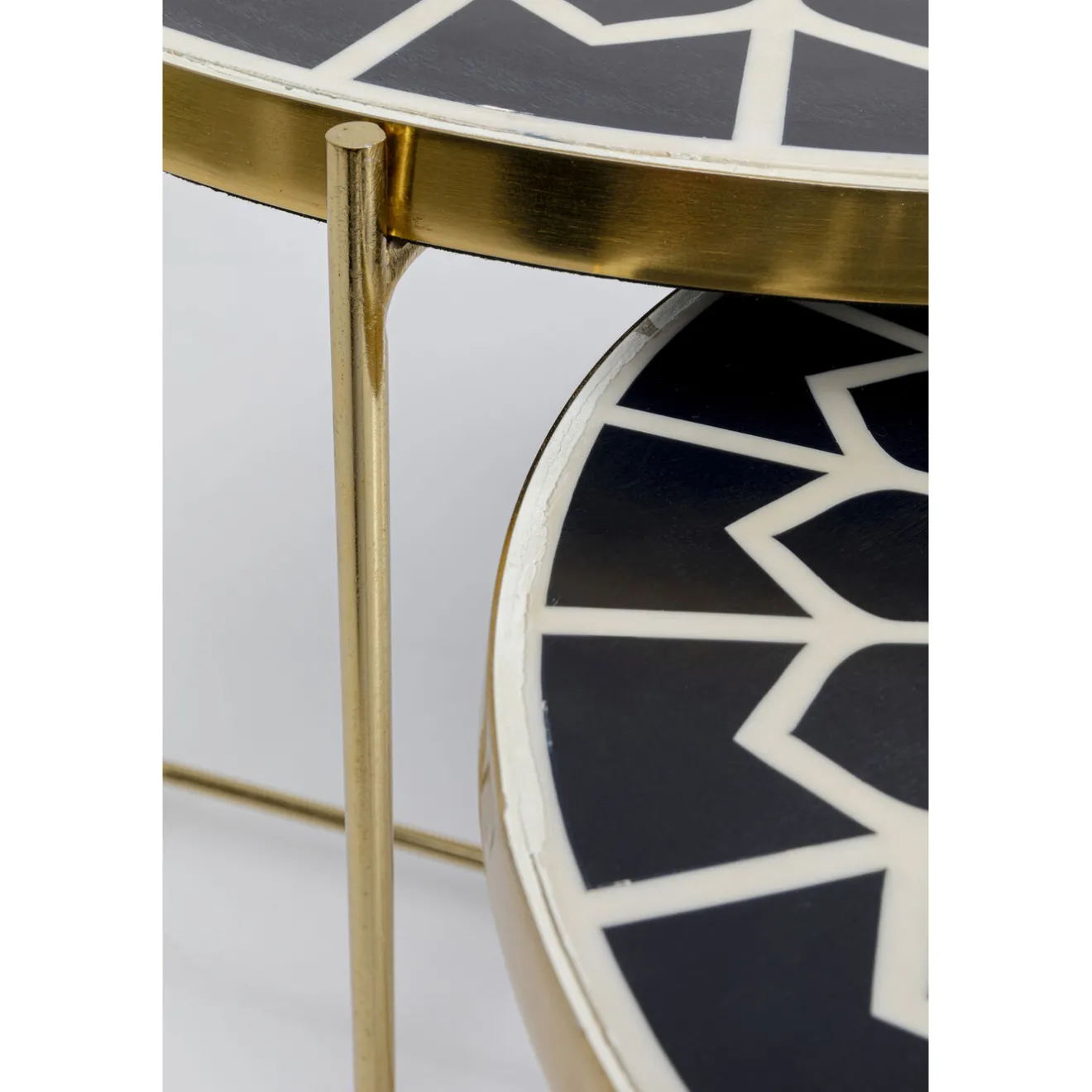 KARE Design Tables D'Appoint|Table D Apppoint Priya Noir (2/Set)