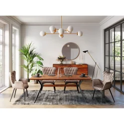 KARE Design Tables À Manger|Table Downtown Noyer 180X90Cm