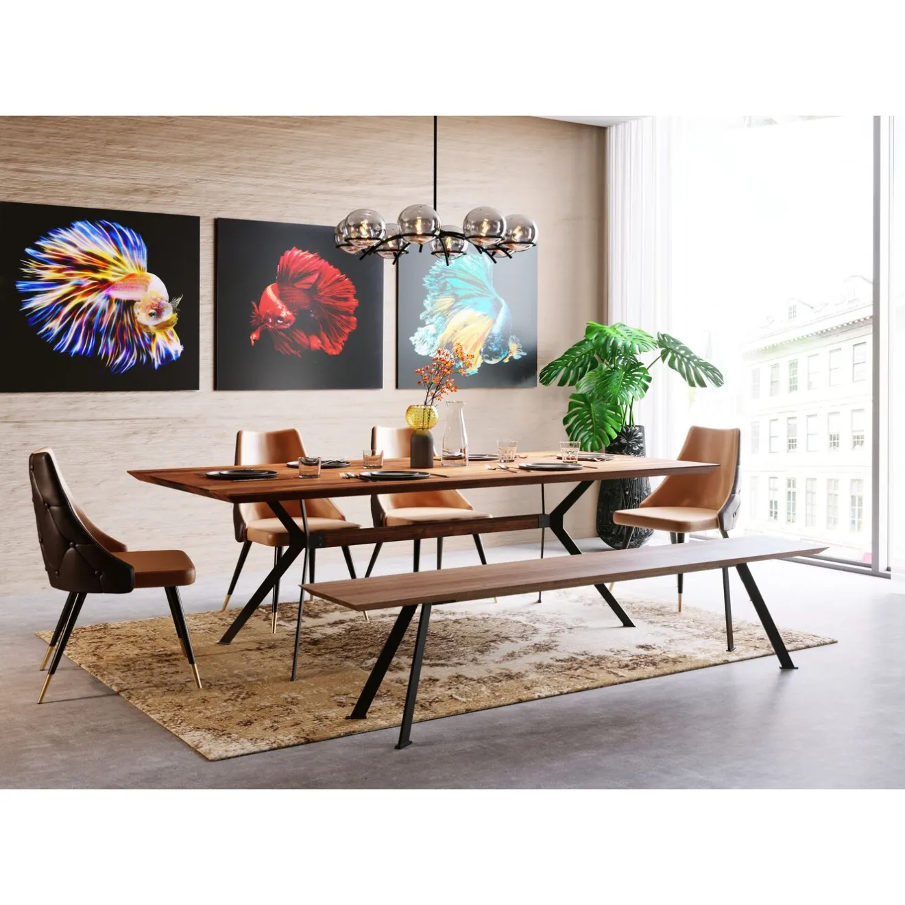 KARE Design Tables À Manger|Table Downtown 220X100Cm