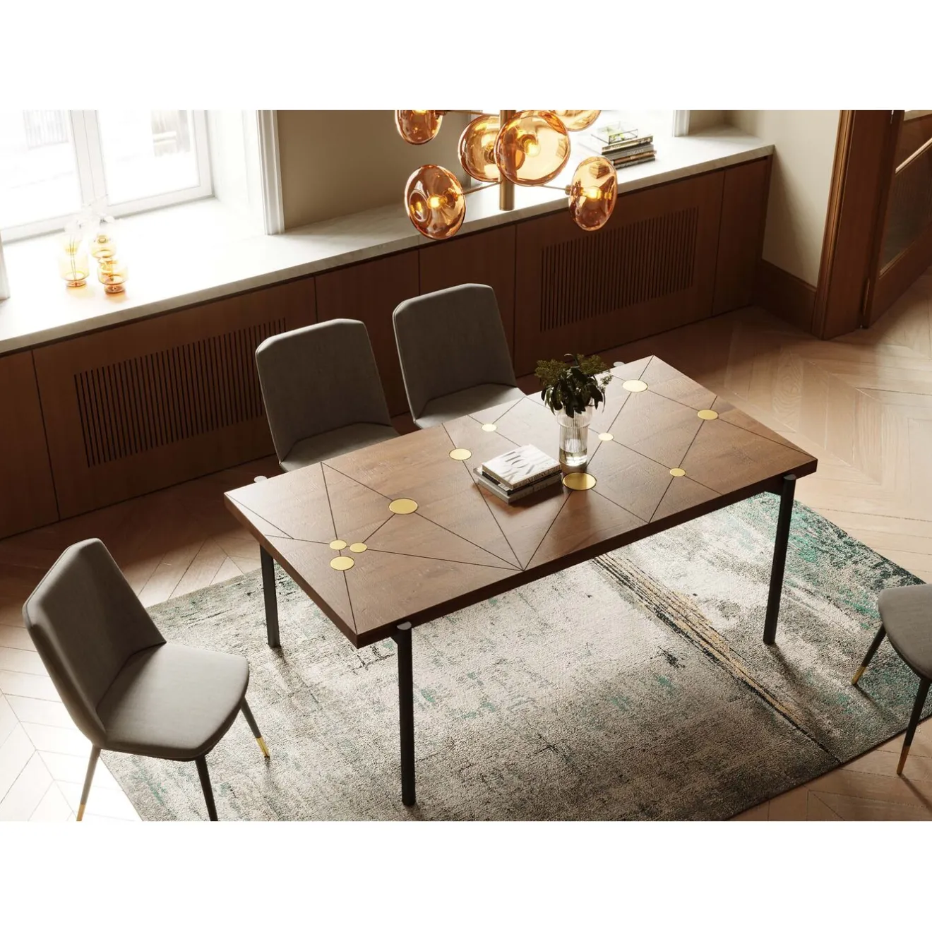 KARE Design Tables À Manger|Table Galaxy 180X90Cm