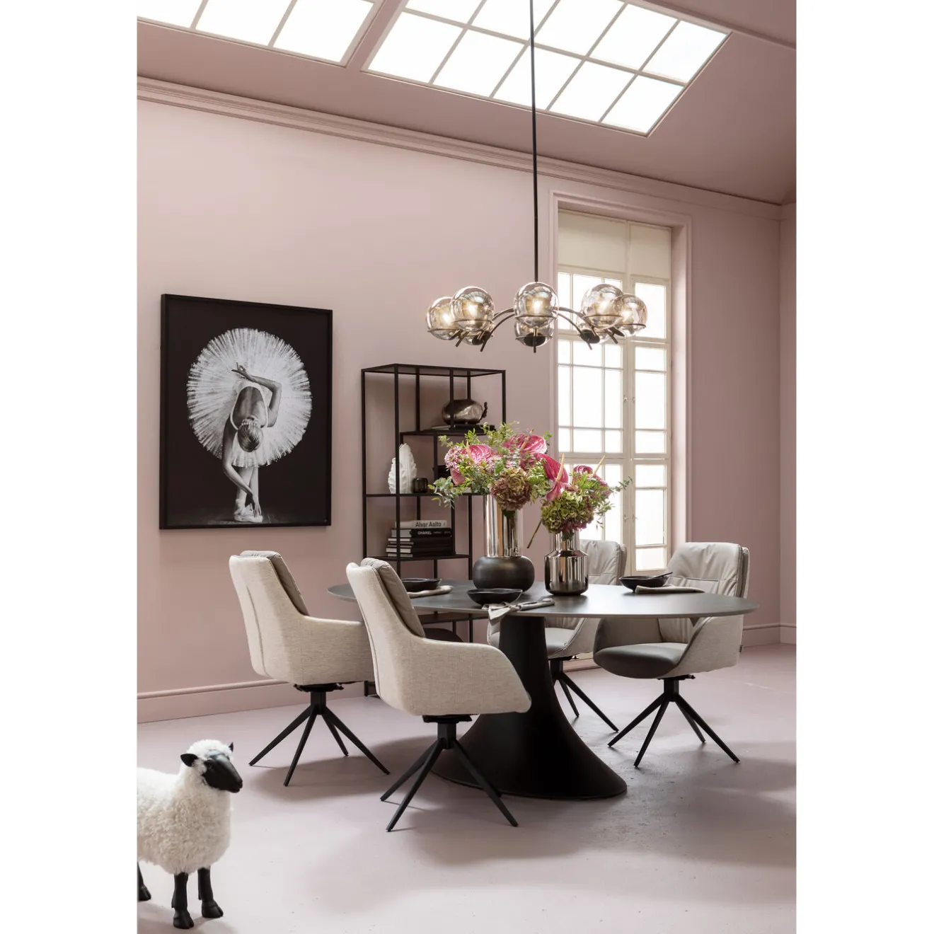 KARE Design Tables À Manger|Table Grande Possibilita Noir 220X120Cm