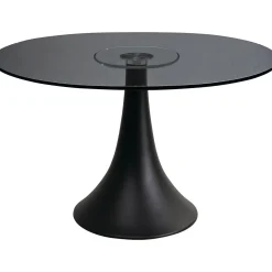 KARE Design Tables À Manger|Table Grande Possibilita Verre Fume O110Cm