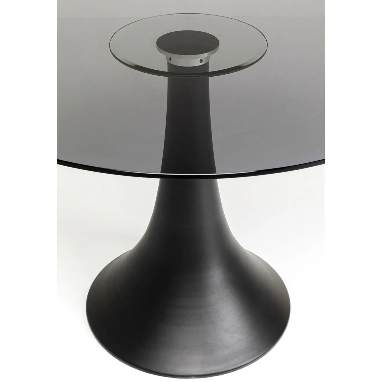 KARE Design Tables À Manger|Table Grande Possibilita Verre Fume O110Cm